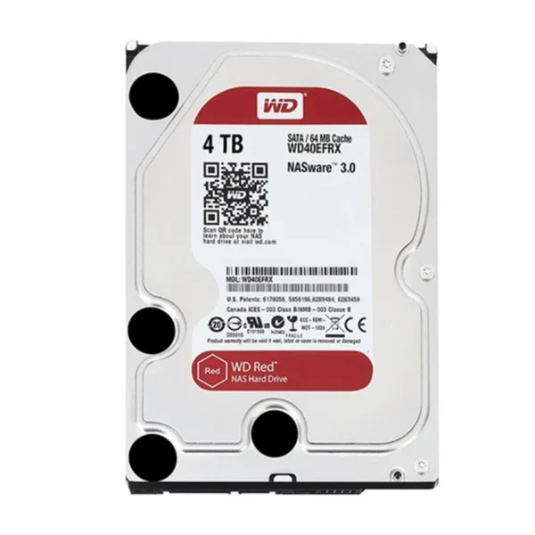هارددیسک اینترنال وسترن دیجیتال مدل Red WD40EFRX ظرفیت 4 ترابایت