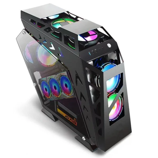کیس گیمینگ یونا مدل UN605 RGB - 7 FAN
