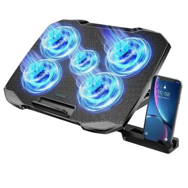 پایه خنک‌کننده لپ‌تاپ کول‌کلد مدل F2 PLUS 5FAN
