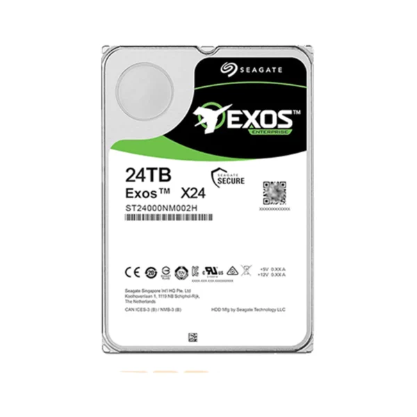 هارددیسک اینترنال  Seagate Exos X24 ST24000NM002H ظرفیت 24 ترابایت
