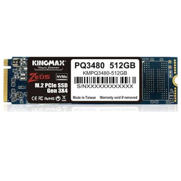 حافظه اس اس دی اینترنال کینگ مکس مدل PQ3480 M.2 2280 NVMe ظرفیت 512 گیگابایت
